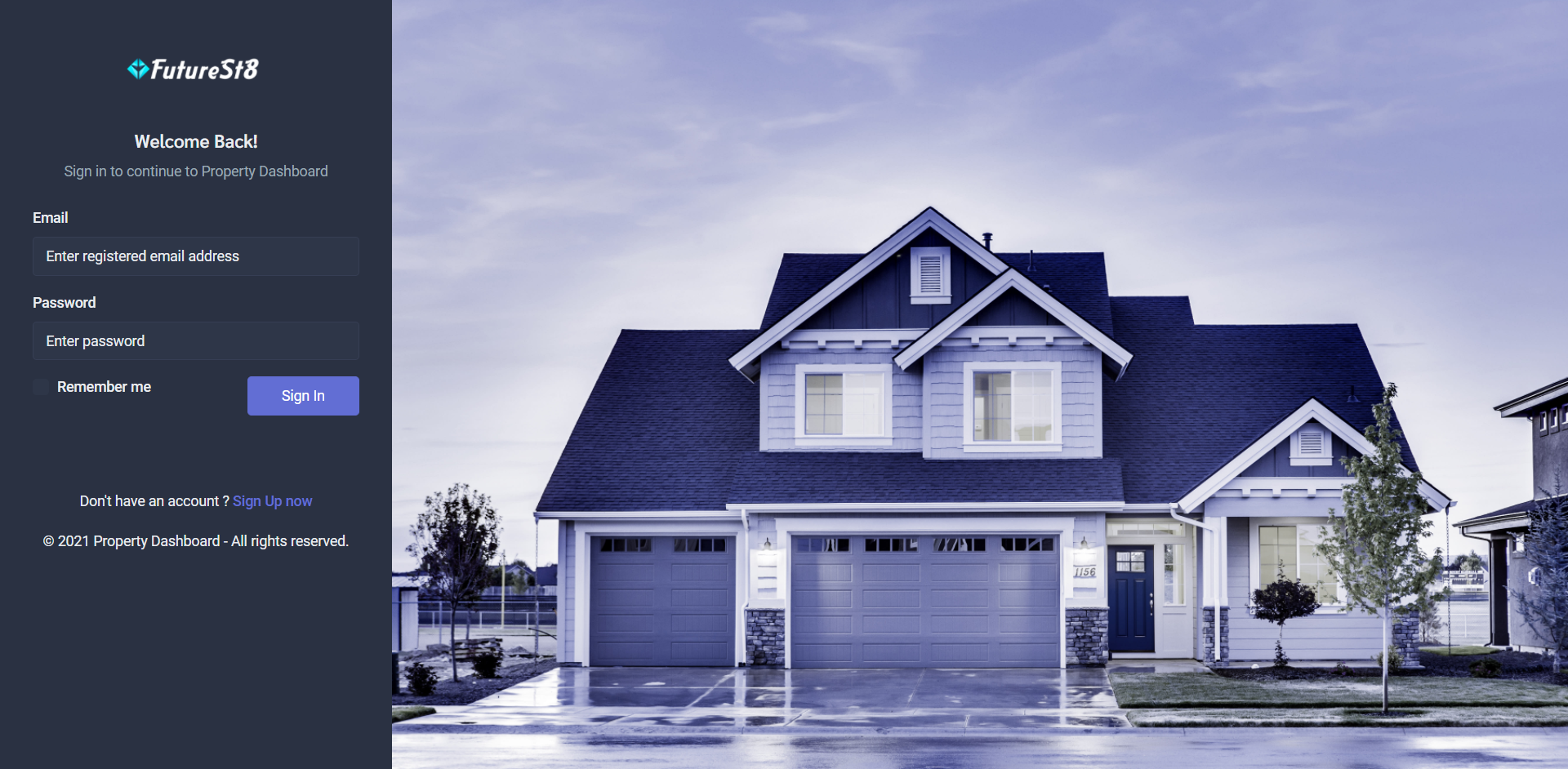 ST8 Property Dashboard Project Image